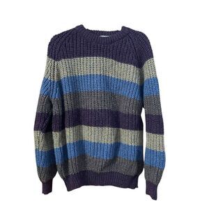 Vintage Gaeltarra Handloomed Knit Wool Sweater Made in Ireland